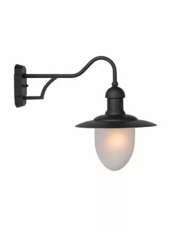 Lucide Außenwandleuchte Anne mit Glasschirm, B 25 x H 35 cm -Leuchten Verkaufsladen Aussenwandleuchte Anne mit Glasschirm 3