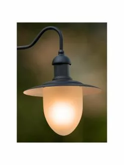 Lucide Außenwandleuchte Anne mit Glasschirm, B 25 x H 35 cm -Leuchten Verkaufsladen Aussenwandleuchte Anne mit Glasschirm 4