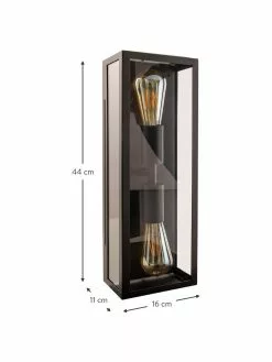 Außenwandleuchte Ayla im Industrial-Style, B 16 cm, H 44 cm -Leuchten Verkaufsladen Aussenwandleuchte Ayla im Industrial Style 2