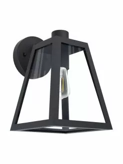 Außenwandleuchte Mirandola mit Glasschirm, B 18 x H 27 cm