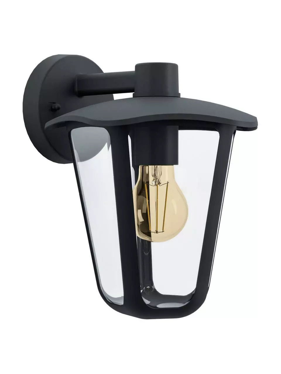 Außenwandleuchte Monreale in Schwarz, B 23 x H 28 cm 3 Außenwandleuchte Monreale in Schwarz, B 23 x H 28 cm