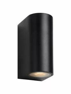 Lucide Außenwandleuchte Zora in Schwarz, B 7 x H 15 cm -Leuchten Verkaufsladen Aussenwandleuchte Zora in Schwarz 3