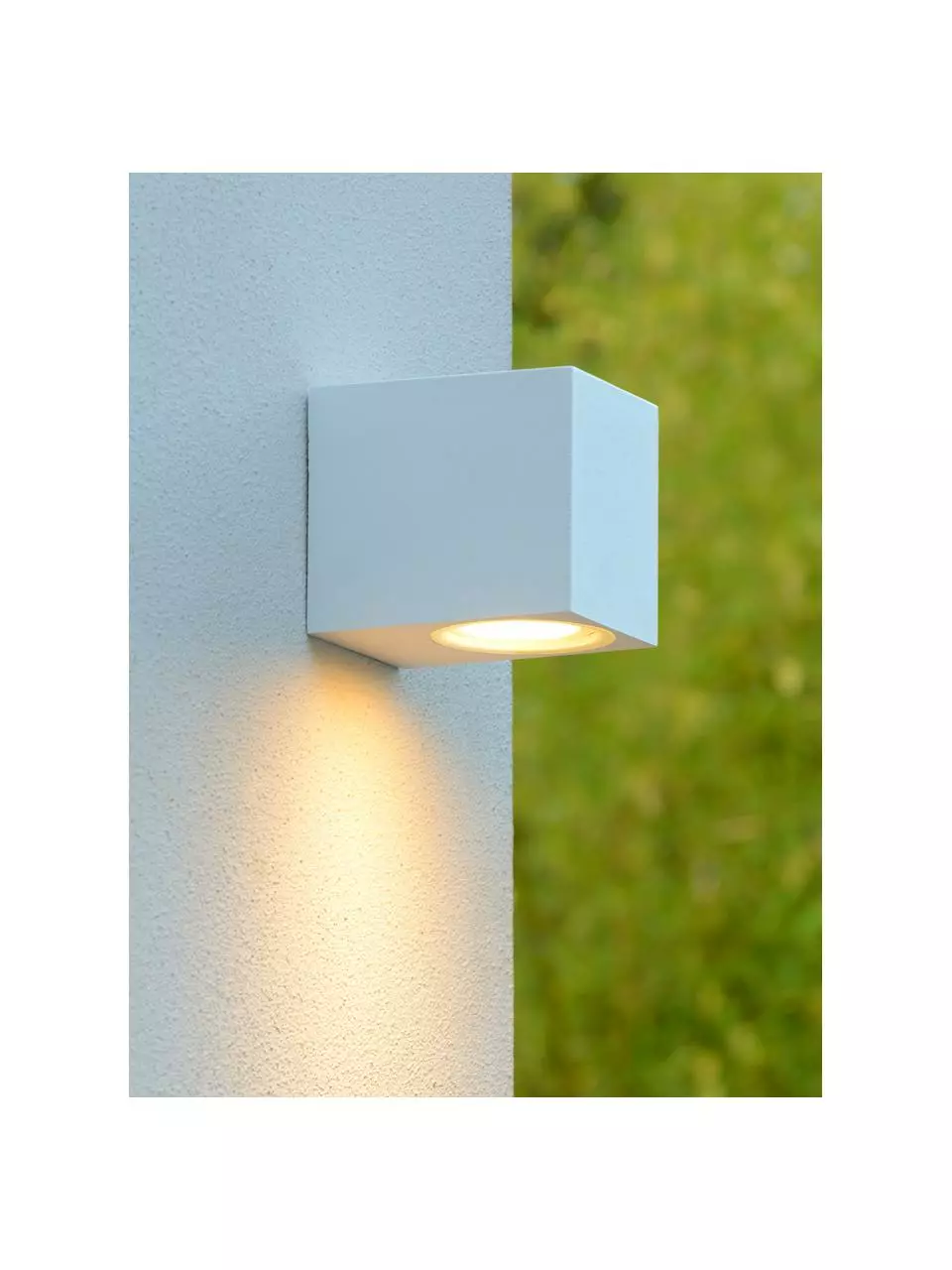 Lucide Außenwandleuchte Zora in Weiß, B 7 x H 8 cm 4 Lucide Außenwandleuchte Zora in Weiß, B 7 x H 8 cm – Bild 2