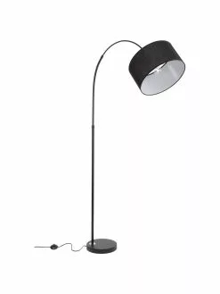 Bogenlampe Sama in Schwarz, B 90 x H 180 cm -Leuchten Verkaufsladen Bogenlampe Sama in Schwarz 3