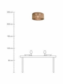 Boho-Deckenleuchte Iguazu aus Jute, Ø 50 x H 22 cm -Leuchten Verkaufsladen Boho Deckenleuchte Iguazu aus Jute 2