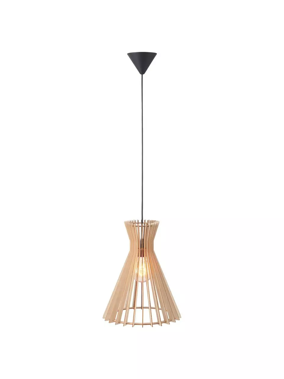 Nordlux Boho-Pendelleuchte Groa aus Holz, Ø 34 x H 41 cm 7 Nordlux Boho-Pendelleuchte Groa aus Holz, Ø 34 x H 41 cm – Bild 5