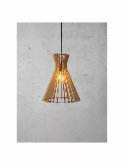 Nordlux Boho-Pendelleuchte Groa aus Holz, Ø 34 x H 41 cm 13 Nordlux Boho-Pendelleuchte Groa aus Holz, Ø 34 x H 41 cm -Leuchten Verkaufsladen Boho Pendelleuchte Groa aus Holz 5