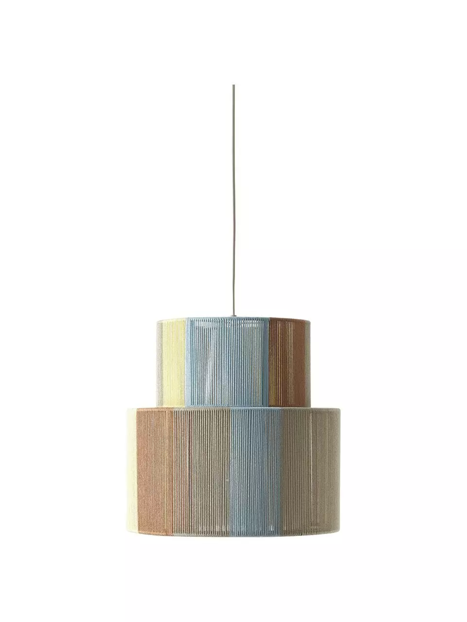 Westwing Collection Boho-Pendelleuchte Lace aus Leinenfäden, Ø 40 x H 40 cm 3 Westwing Collection Boho-Pendelleuchte Lace aus Leinenfäden, Ø 40 x H 40 cm