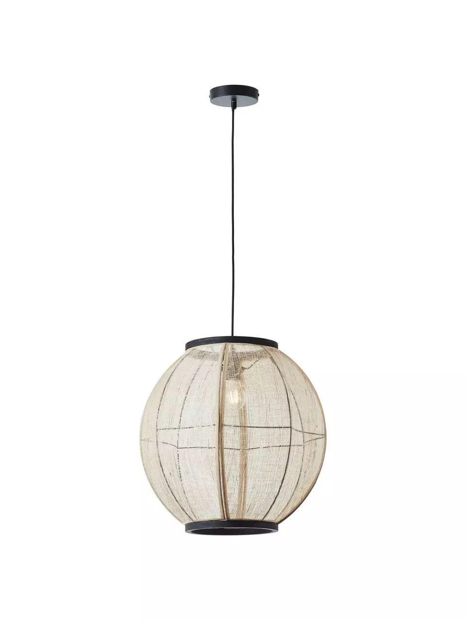 Boho-Pendelleuchte Tanah, Ø 47 x H 47 cm 6 Boho-Pendelleuchte Tanah, Ø 47 x H 47 cm – Bild 4