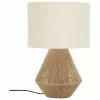 Westwing Collection Boho-Tischlampe Cecillia aus Jute, Ø 32 x H 48 cm -Leuchten Verkaufsladen Boho Tischlampe Cecillia aus Jute