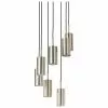 Westwing Collection Cluster-Pendelleuchte Arvo in Chromfarben, Ø 38 x H 120 cm 2 Westwing Collection Cluster-Pendelleuchte Arvo in Chromfarben, Ø 38 x H 120 cm -Leuchten Verkaufsladen Cluster Pendelleuchte Arvo in Chromfarben