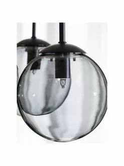 Westwing Collection Cluster-Pendelleuchte Edie aus Rauchglas, B 30 x T 30 cm -Leuchten Verkaufsladen Cluster Pendelleuchte Edie aus Rauchglas 5