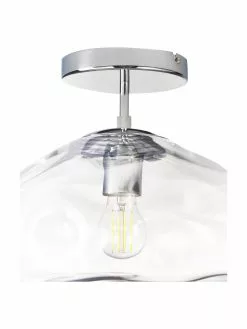 Westwing Collection Deckenleuchte Amora aus transparentem Glas, Ø 35 x H 28 cm -Leuchten Verkaufsladen Deckenleuchte Amora aus transparentem Glas 5