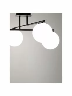 Westwing Collection Deckenleuchte Atlanta aus Opalglas, B 65 x H 30 cm -Leuchten Verkaufsladen Deckenleuchte Atlanta aus Opalglas 4