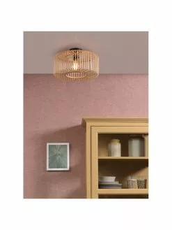 Deckenleuchte Bromo aus Bambus, Ø 40 x H 18 cmNur noch 1 Artikel verfügbar -Leuchten Verkaufsladen Deckenleuchte Bromo aus Bambus 5