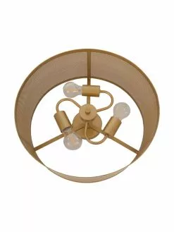 Searchlight Deckenleuchte Goldy aus Metall, Ø 45 x H 21 cm -Leuchten Verkaufsladen Deckenleuchte Goldy aus Metall 2