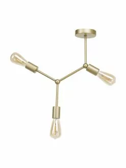 Deckenleuchte Ilias in Gold, Ø 45 x H 45 cm