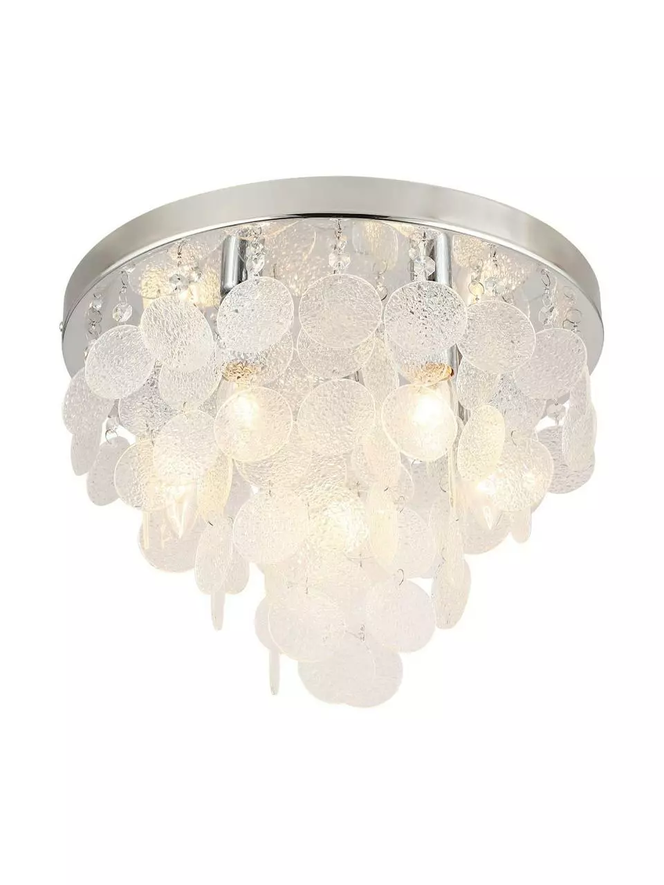 Deckenleuchte Pardo aus Glas, Ø 55 x H 34 cm 3 Deckenleuchte Pardo aus Glas, Ø 55 x H 34 cm