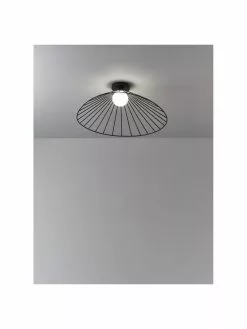 Westwing Collection Deckenleuchte Silvan in Schwarz, B 59 x H 24 cm -Leuchten Verkaufsladen Deckenleuchte Silvan in Schwarz 4