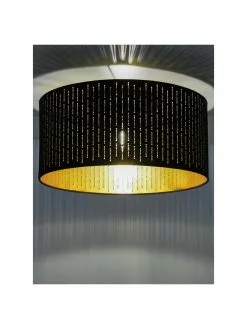 Deckenleuchte Varillas in Schwarz-Gold, Ø 48 x H 22 cm 11 Deckenleuchte Varillas in Schwarz-Gold, Ø 48 x H 22 cm -Leuchten Verkaufsladen Deckenleuchte Varillas in Schwarz Gold 3