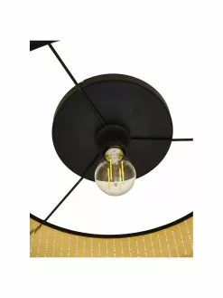 Deckenleuchte Varillas in Schwarz-Gold, Ø 48 x H 22 cm 13 Deckenleuchte Varillas in Schwarz-Gold, Ø 48 x H 22 cm -Leuchten Verkaufsladen Deckenleuchte Varillas in Schwarz Gold 5