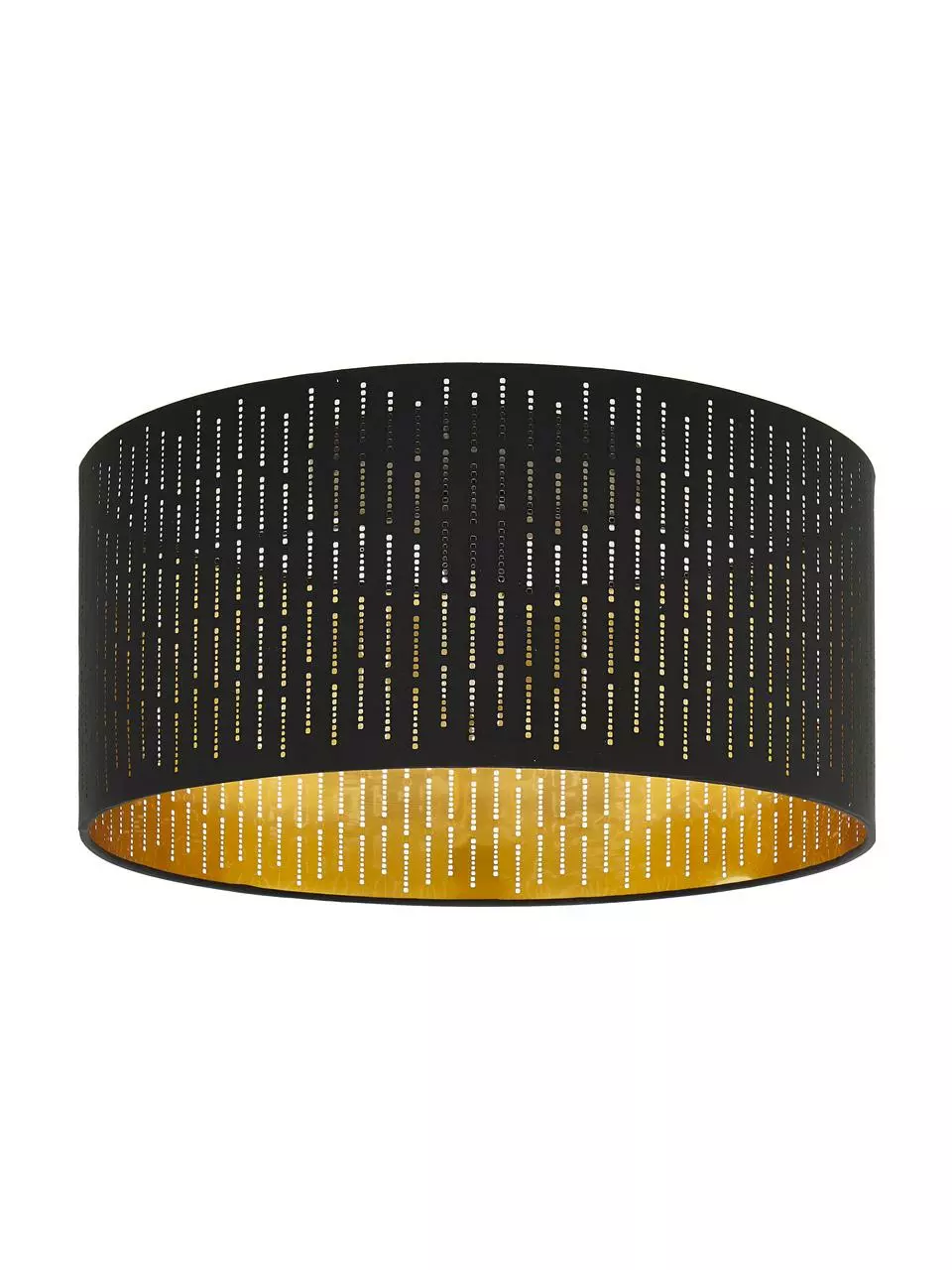 Deckenleuchte Varillas in Schwarz-Gold, Ø 48 x H 22 cm 3 Deckenleuchte Varillas in Schwarz-Gold, Ø 48 x H 22 cm