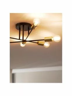 Westwing Collection Deckenleuchte Venja in Messing, Ø 55 x H 20 cm -Leuchten Verkaufsladen Deckenleuchte Venja in Messing 5