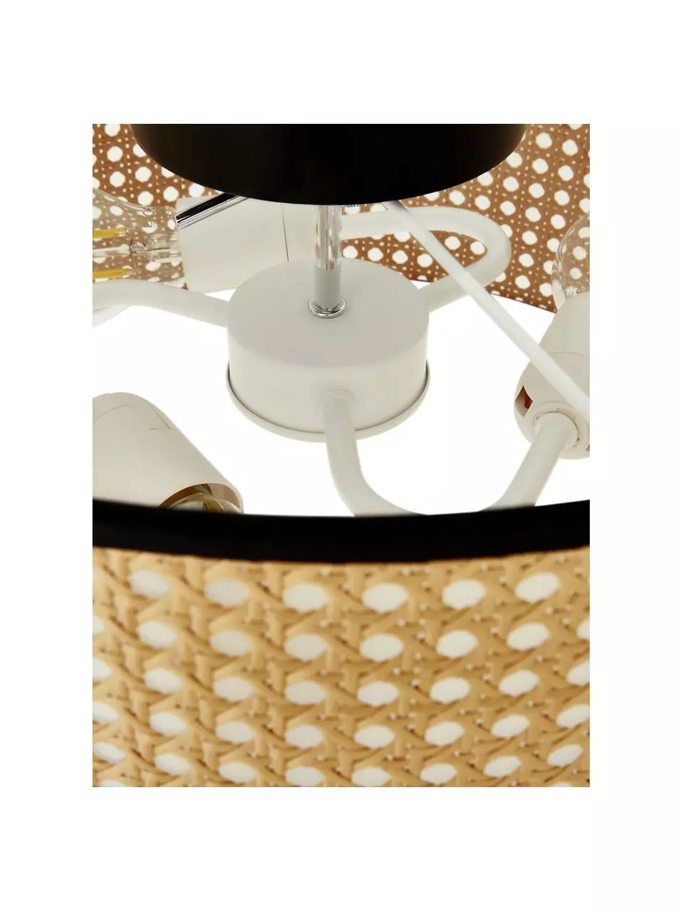 Westwing Collection Deckenleuchte Vienna aus Wiener Geflecht, ∅ 40 x H 20 cm 8 Westwing Collection Deckenleuchte Vienna aus Wiener Geflecht, ∅ 40 x H 20 cm – Bild 6