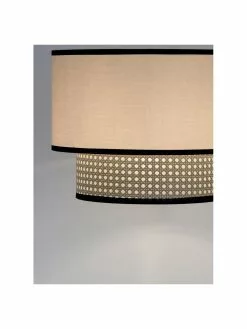 Westwing Collection Deckenleuchte Vienna aus Wiener Geflecht mit cremefarbenem Stoff, Ø 40 x H 30 cm 12 Westwing Collection Deckenleuchte Vienna aus Wiener Geflecht mit cremefarbenem Stoff, Ø 40 x H 30 cm -Leuchten Verkaufsladen Deckenleuchte Vienna aus Wiener Geflecht mit cremefarbenem Stoff 4