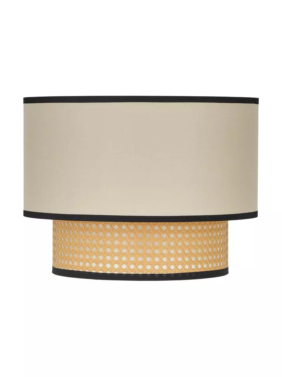 Westwing Collection Deckenleuchte Vienna aus Wiener Geflecht mit cremefarbenem Stoff, Ø 40 x H 30 cm 3 Westwing Collection Deckenleuchte Vienna aus Wiener Geflecht mit cremefarbenem Stoff, Ø 40 x H 30 cm