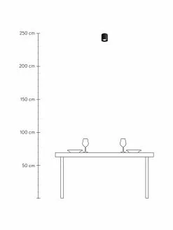 Deckenspot Roda in Schwarz, Ø 10 x H 10 cm -Leuchten Verkaufsladen Deckenspot Roda in Schwarz 2