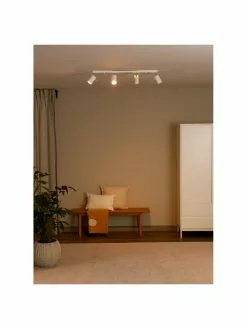 Deckenstrahler Etna in Weiß, B 81 x H 16 cm 12 Deckenstrahler Etna in Weiß, B 81 x H 16 cm -Leuchten Verkaufsladen Deckenstrahler Etna in Weiss 10