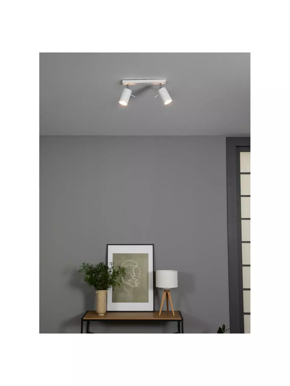 Deckenstrahler Etna in Weiß, B 30 x H 15 cm 7 Deckenstrahler Etna in Weiß, B 30 x H 15 cm – Bild 5