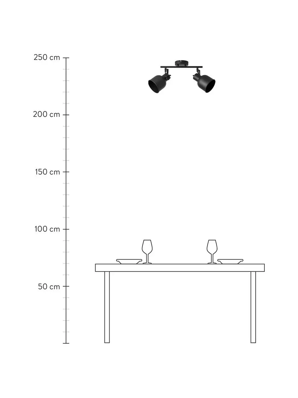 Deckenstrahler Rolet im Industrial-Style, B 35 x H 18 cmNur noch wenige verfügbar 5 Deckenstrahler Rolet im Industrial-Style, B 35 x H 18 cmNur noch wenige verfügbar – Bild 3