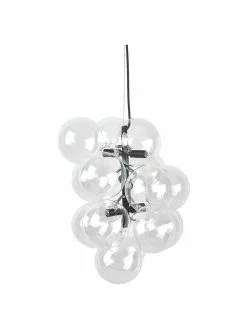 Westwing Collection Design Pendelleuchte Bubbles aus Glas, Ø 32 cm