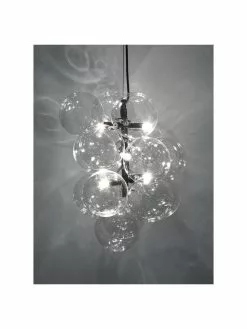 Westwing Collection Design Pendelleuchte Bubbles aus Glas, Ø 32 cm -Leuchten Verkaufsladen Design Pendelleuchte Bubbles aus Glas 5