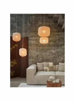 Westwing Collection Design Pendelleuchte Misaki aus Reispapier, Ø 35 x H 63 cm 10 Westwing Collection Design Pendelleuchte Misaki aus Reispapier, Ø 35 x H 63 cm -Leuchten Verkaufsladen Design Pendelleuchte Misaki aus Reispapier 8