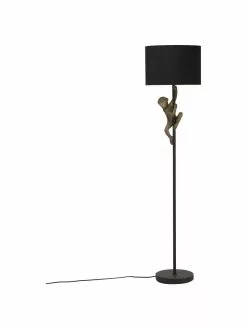 Lucide Design Stehlampe Chimp mit Affenfigur, Ø 35 x H 150 cm