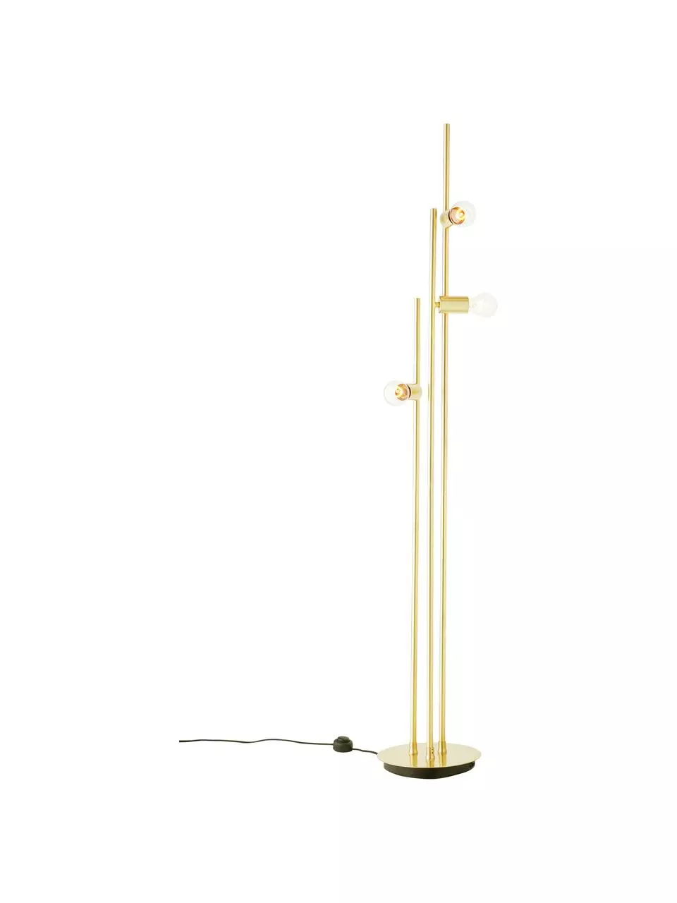 Jotex Design Stehlampe Panama in Gold, Ø 30 x H 150 cm 3 Jotex Design Stehlampe Panama in Gold, Ø 30 x H 150 cm