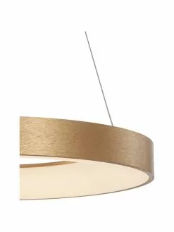 Dimmbare LED-Pendelleuchte Rando in Gold, Ø 60 x H 6 cm -Leuchten Verkaufsladen Dimmbare LED Pendelleuchte Rando in Gold 4