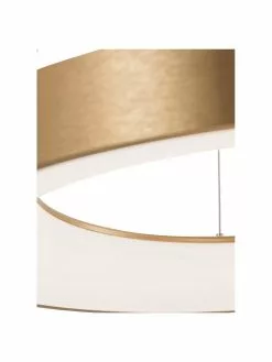 Dimmbare LED-Pendelleuchte Rando in Gold, Ø 60 x H 6 cm -Leuchten Verkaufsladen Dimmbare LED Pendelleuchte Rando in Gold 5