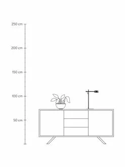 Nordlux Dimmbare LED-Schreibtischlampe Clyde, B 15 x H 41 cm -Leuchten Verkaufsladen Dimmbare LED Schreibtischlampe Clyde 3
