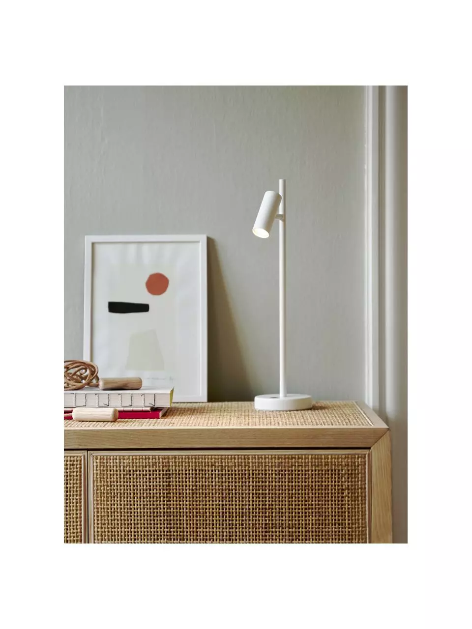 Nordlux Dimmbare LED-Schreibtischlampe Omari in Weiß, B 10 x H 40 cm 4 Nordlux Dimmbare LED-Schreibtischlampe Omari in Weiß, B 10 x H 40 cm – Bild 2