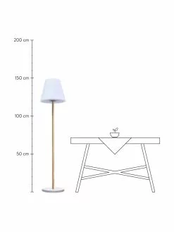 Dimmbare Solar Stehlampe Standby mit Holzfuß, Ø 34 x H 150 cm 10 Dimmbare Solar Stehlampe Standby mit Holzfuß, Ø 34 x H 150 cm -Leuchten Verkaufsladen Dimmbare Solar Stehlampe Standby mit Holzfuss 2