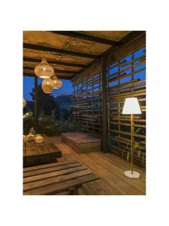 Dimmbare Solar Stehlampe Standby mit Holzfuß, Ø 34 x H 150 cm 11 Dimmbare Solar Stehlampe Standby mit Holzfuß, Ø 34 x H 150 cm -Leuchten Verkaufsladen Dimmbare Solar Stehlampe Standby mit Holzfuss 3