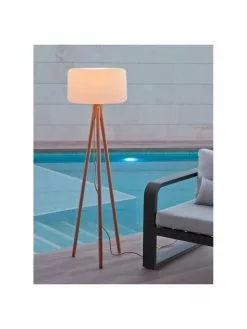 Dimmbare Tripod LED-Gartenleuchte Chloe mit Stecker und Fernbedienung, Ø 45 x H 140 cmNur noch wenige verfügbar -Leuchten Verkaufsladen Dimmbare Tripod LED Gartenleuchte Chloe mit Stecker und Fernbedienung 3
