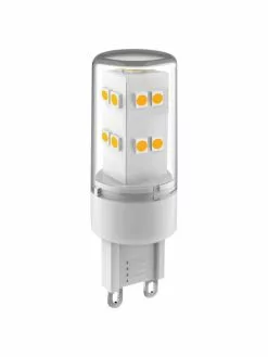 G9 Leuchtmittel, 400lm, neutrales Weiß, 6 Stück, Ø 2 x H 6 cm