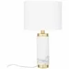 Westwing Collection Glam-Tischlampe Miranda mit Marmorfuß, Ø 28 x H 48 cm -Leuchten Verkaufsladen Glam Tischlampe Miranda mit Marmorfuss 6