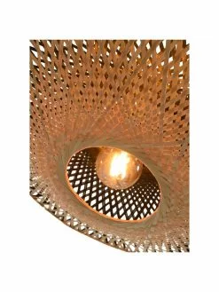 Große Bambus-Wandleuchte Kalimantan mit Stecker in Braun-Schwarz, Ø 60 x T 15 cm 9 Große Bambus-Wandleuchte Kalimantan mit Stecker in Braun-Schwarz, Ø 60 x T 15 cm -Leuchten Verkaufsladen Grosse Bambus Wandleuchte Kalimantan mit Stecker in Braun Schwarz 3