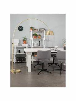 Zuiver Große Bogenlampe Metal Bow in Messing, B 170 x H 205 cm -Leuchten Verkaufsladen Grosse Bogenlampe Metal Bow in Messing 2